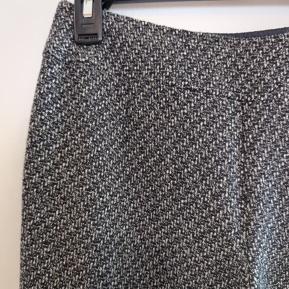 Talbots Vintage Black White Tweed Wool Pants Size 4 Petite - Picture 4 of 10